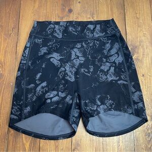 Gymshark KK Fit shorts in black camo print